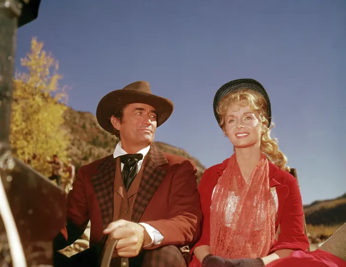 Framed Print : HOW THE WEST WAS WON, Gregory Peck, Debbie Reynolds, 1962