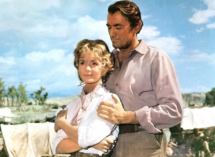 Framed Print : HOW THE WEST WAS WON, from left: Debbie Reynolds, Gregory Peck, 1962 Framed Print : HOW THE WEST WAS WON, from left: Debbie Reynolds, Gregory Peck, 1962
