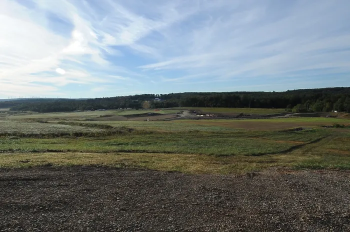 Framed Print : The Western Overlook where Flight 93 crashed on September 11 2001 will be the site of the Flight 93 National Memorial