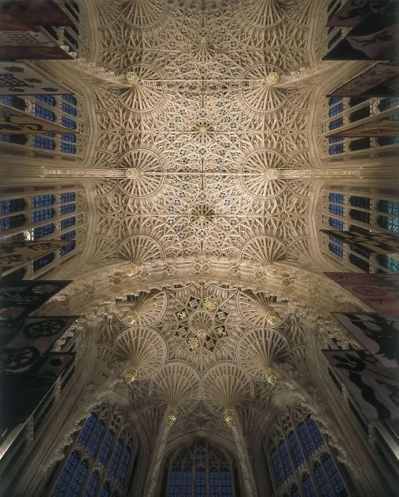 Framed Print : Westminster Abbey. UNITED KINGDOM. ENGLAND. London. Westminster Abbey. Vault of the Chapel of Henry VII. Gothic art. AISA / Everett Collection**US SALES ONLY**