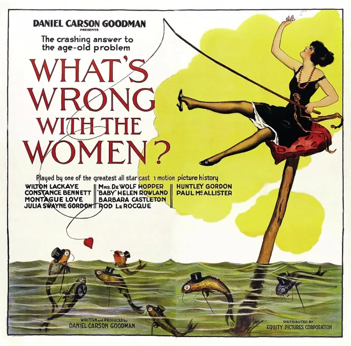 Framed Print : WHAT'S WRONG WITH THE WOMEN?, US poster art, 1922