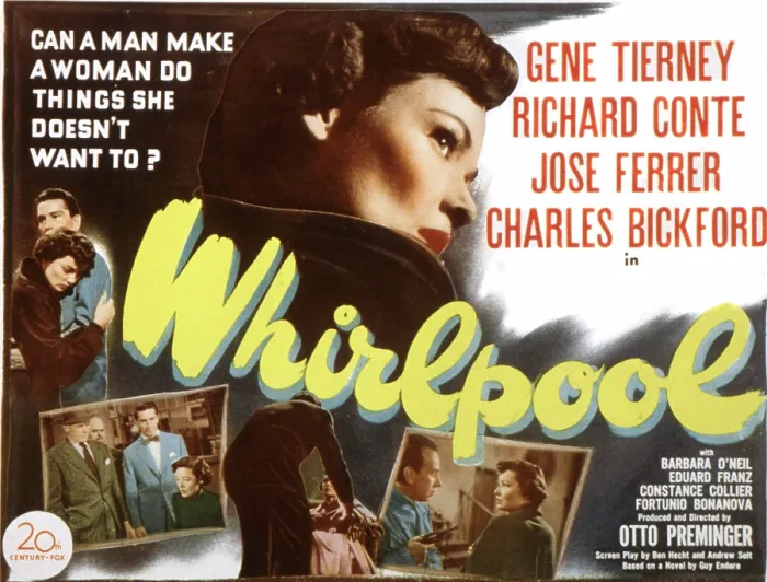 Framed Print : WHIRLPOOL, Gene Tierney, 1950, (c) 20th Century Fox, TM & Copyright  /  Courtesy: Everett Collection