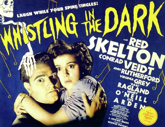 Framed Print : WHISTLING IN THE DARK, Red Skelton, Ann Rutherford, 1941