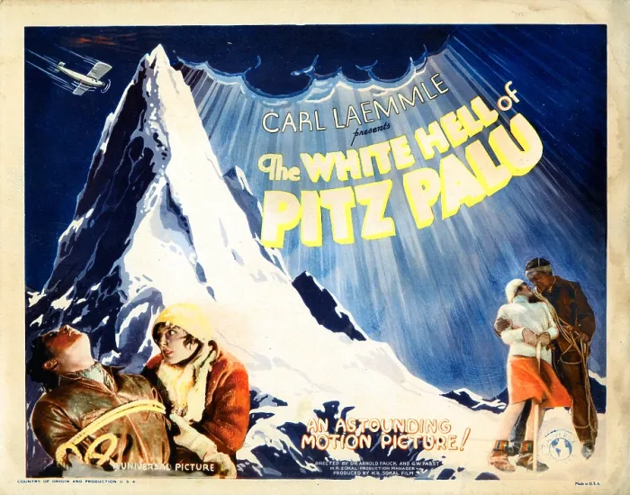 Framed Print : THE WHITE HELL OF PITZ PALU, (aka DIE WEISSE HOLLE VOM PIZ PALU), Ernst Petersen, Leni Riefenstahl, 1929 Framed Print : THE WHITE HELL OF PITZ PALU, (aka DIE WEISSE HOLLE VOM PIZ PALU), Ernst Petersen, Leni Riefenstahl, 1929