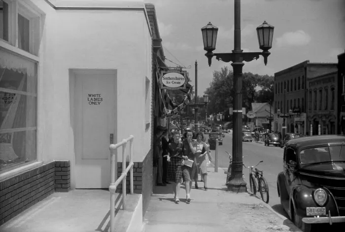 Framed Print : White Ladies Only sign on a public restroom on in Durham, North Carolina. May 1940 Framed Print : White Ladies Only sign on a public restroom on in Durham, North Carolina. May 1940