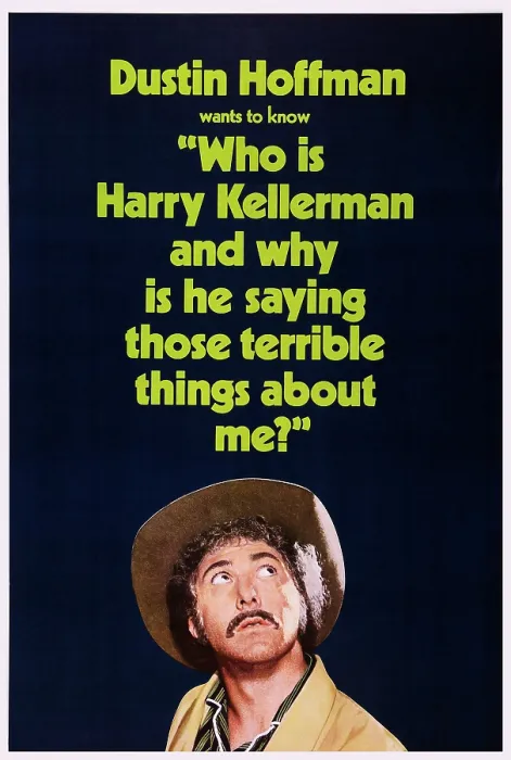Framed Print : WHO IS HARRY KELLERMAN AND WHY IS HE SAYING THOSE TERRIBLE THINGS ABOUT ME?, US poster art, Dustin Hoffman, 1971