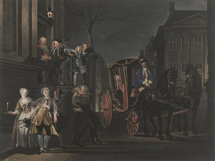 Framed Print : Those Who Could Still Walk Went; Who Could Not, Fell Over, by Sara and Cornelis Troost, 1769, Dutch watercolor painting (BSLOC_2016_2_178) Framed Print : Those Who Could Still Walk Went; Who Could Not, Fell Over, by Sara and Cornelis Troost, 1769, Dutch watercolor painting (BSLOC_2016_2_178)