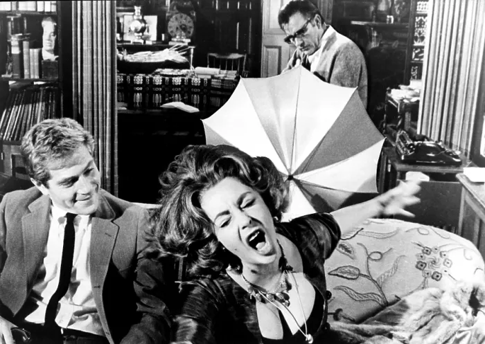 Framed Print : WHO'S AFRAID OF VIRGINIA WOOLF?, George Segal, Elizabeth Taylor, Richard Burton, 1966 Framed Print : WHO'S AFRAID OF VIRGINIA WOOLF?, George Segal, Elizabeth Taylor, Richard Burton, 1966