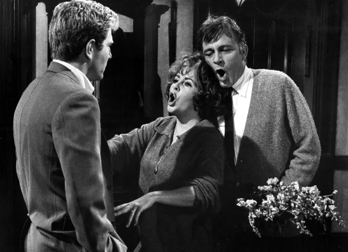 Framed Print : WHO'S AFRAID OF VIRGINIA WOOLF?, George Segal, Elizabeth Taylor, Richard Burton, 1966