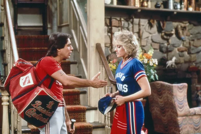 Framed Print : WHO'S THE BOSS?, from left: Tony Danza, Judith Light, The Unnatural, (Season 2, ep. 224, aired April 8, 1986), 1984-92