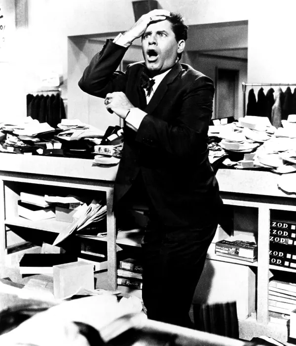 Framed Print : WHO'S MINDING THE STORE?, Jerry Lewis, 1963