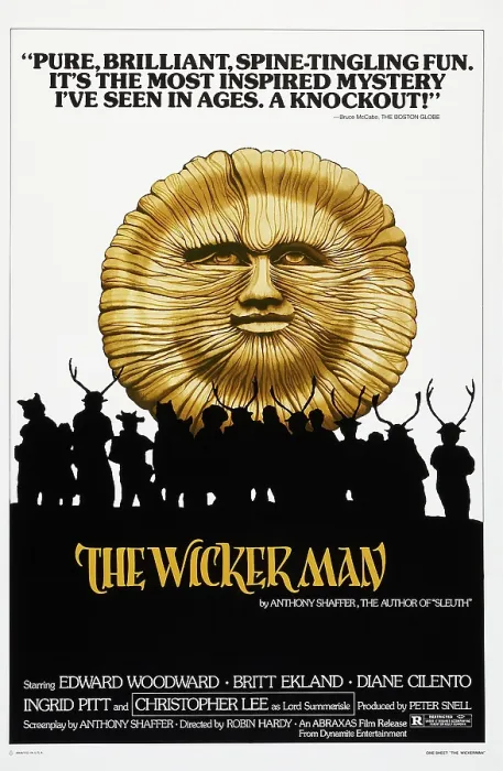 Framed Print : THE WICKER MAN, US poster, 1973