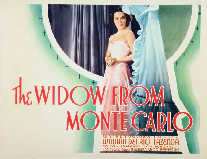 Framed Print : THE WIDOW FROM MONTE CARLO, US lobbycard, Dolores del Rio, 1935