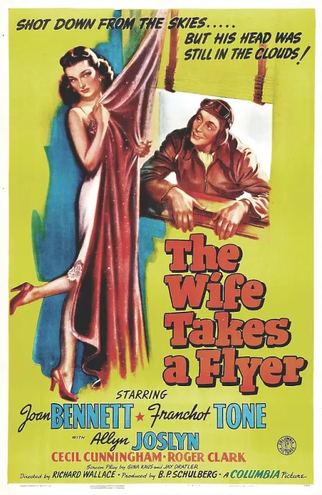 Framed Print : THE WIFE TAKES A FLYER, US poster, Joan Bennett, Franchot Tone, 1942 Framed Print : THE WIFE TAKES A FLYER, US poster, Joan Bennett, Franchot Tone, 1942