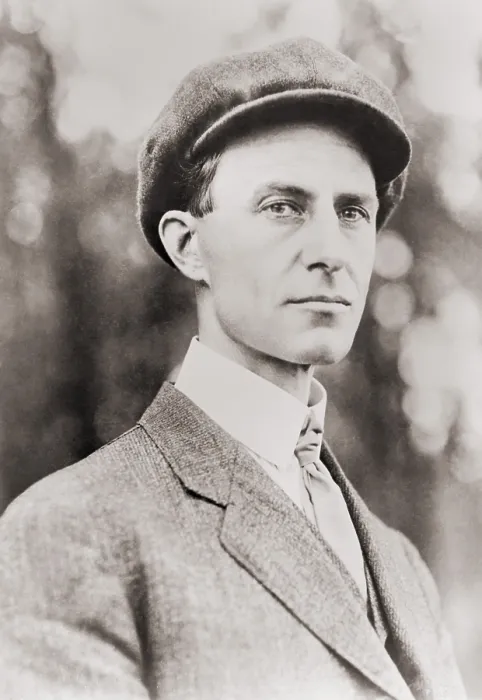 Framed Print : Wilbur Wright, in 1909, at age 42. He became President when the Wright Company was established in 1909 to manufacture airplanes