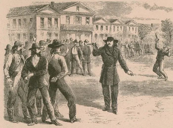 Framed Print : Wild Bill Hickok was a gunfighter lawman in frontier territories of Kansas and Nebraska. Wood engraving, ca. 1870 Framed Print : Wild Bill Hickok was a gunfighter lawman in frontier territories of Kansas and Nebraska. Wood engraving, ca. 1870
