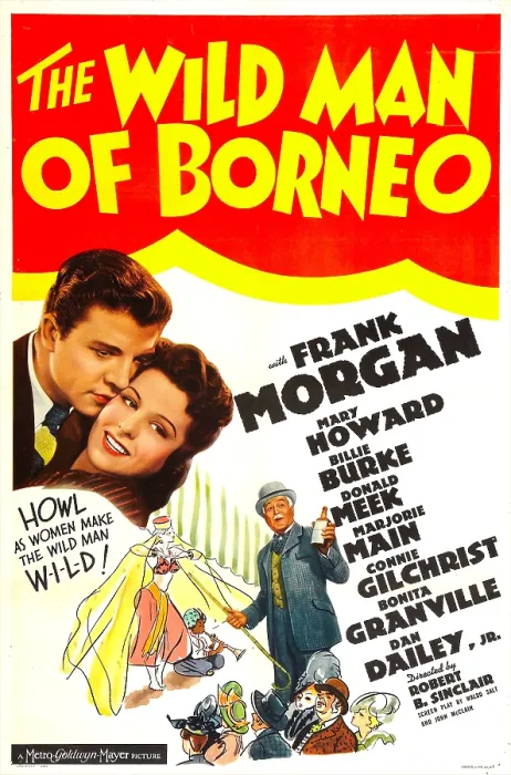 Framed Print : THE WILD MAN OF BORNEO, US poster, from left: Dan Dailey, Mary Howard, Frank Morgan, 1941