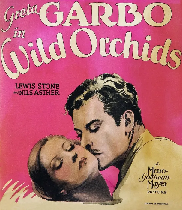Framed Print : WILD ORCHIDS, from left, Greta Garbo, Nils Asther, on window card, 1929 Framed Print : WILD ORCHIDS, from left, Greta Garbo, Nils Asther, on window card, 1929