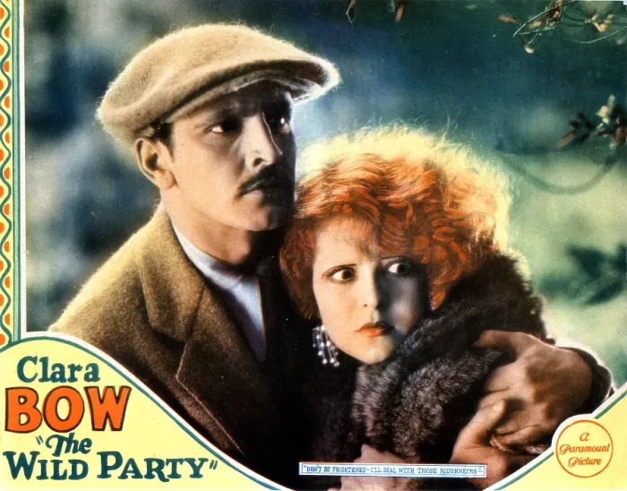 Framed Print : THE WILD PARTY, from left, Fredric March, Clara Bow, 1929 Framed Print : THE WILD PARTY, from left, Fredric March, Clara Bow, 1929