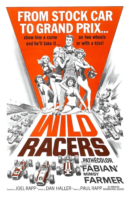 Framed Print : WILD RACERS, Fabian (overalls), 1968 Framed Print : WILD RACERS, Fabian (overalls), 1968
