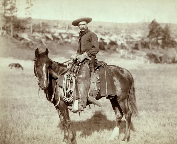 Framed Print : Wild West. The Cow Boy. Sturgis, Dakota Territory. photo by John C. Grabill, 1888 Framed Print : Wild West. The Cow Boy. Sturgis, Dakota Territory. photo by John C. Grabill, 1888