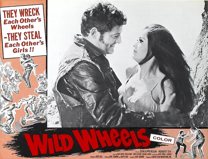 Framed Print : WILD WHEELS, Robert Dix (left), 1969 Framed Print : WILD WHEELS, Robert Dix (left), 1969