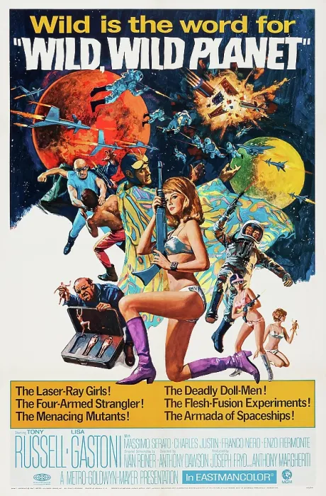 Framed Print : WILD, WILD PLANET, (aka I CRIMINALI DELLA GALASSIA), US poster art, center from left: Tony Russell, Lisa Gastoni, 1965 Framed Print : WILD, WILD PLANET, (aka I CRIMINALI DELLA GALASSIA), US poster art, center from left: Tony Russell, Lisa Gastoni, 1965