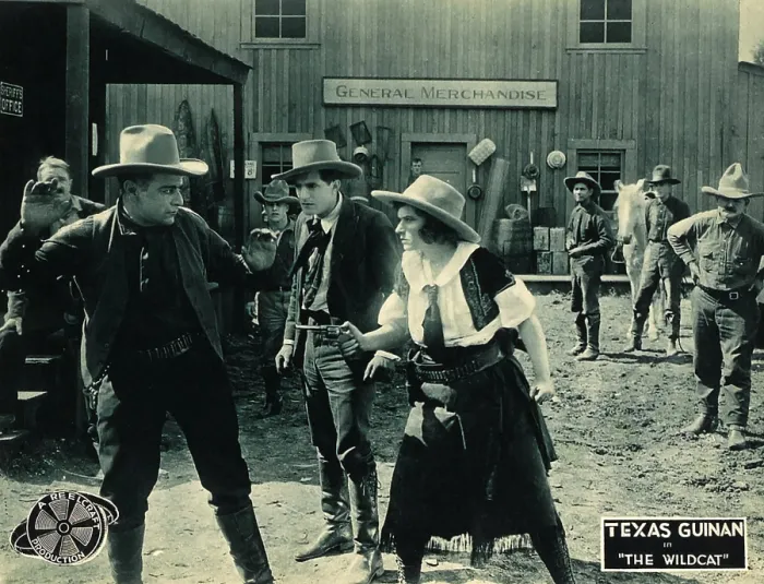 Framed Print : THE WILDCAT, right: Texas Guinan on lobbycard, 1920 Framed Print : THE WILDCAT, right: Texas Guinan on lobbycard, 1920