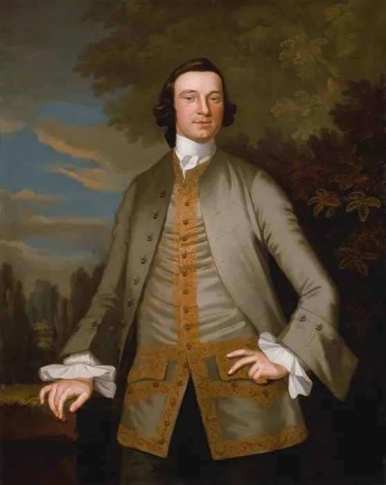 Framed Print : WILLIAM AXTELL, by John Wollaston, 1749-67, American Colonial painting, oil on canvas Framed Print : WILLIAM AXTELL, by John Wollaston, 1749-67, American Colonial painting, oil on canvas