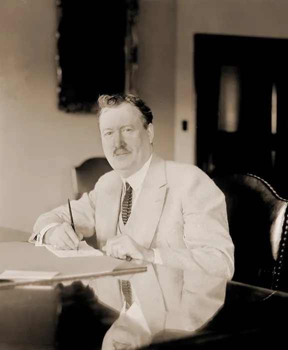 Framed Print : William Billy Burns (1861-1932), as the newly appointed Director of the Bureau of Investigation (now the FBI) on August 22, 1921