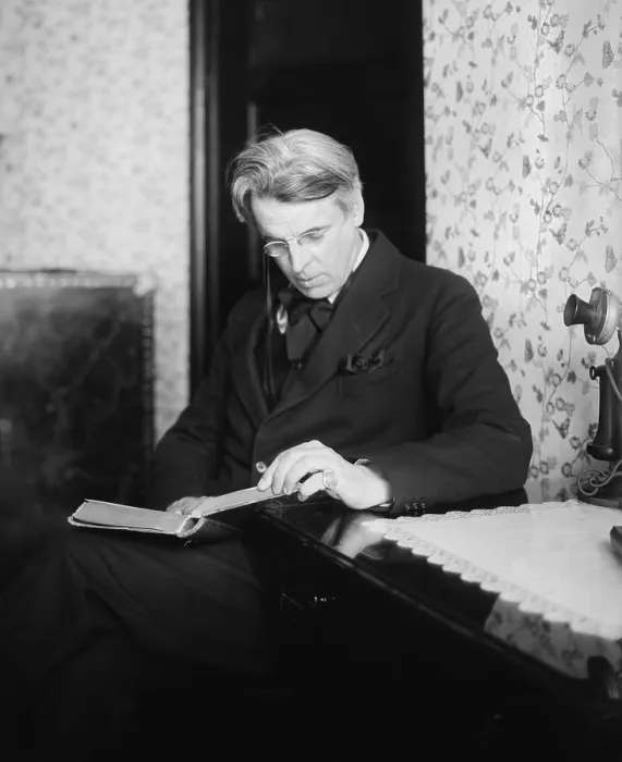 Framed Print : William Butler Yeats, Anglo-Irish poet, ca. 1925 (BSLOC_2016_8_147)
