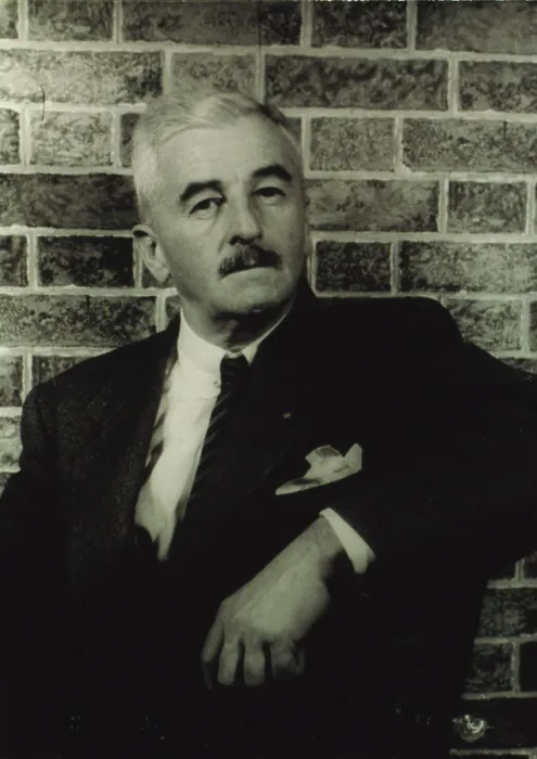 Framed Print : William Faulkner, portrait by Carl Van Vechten, December 11, 1954