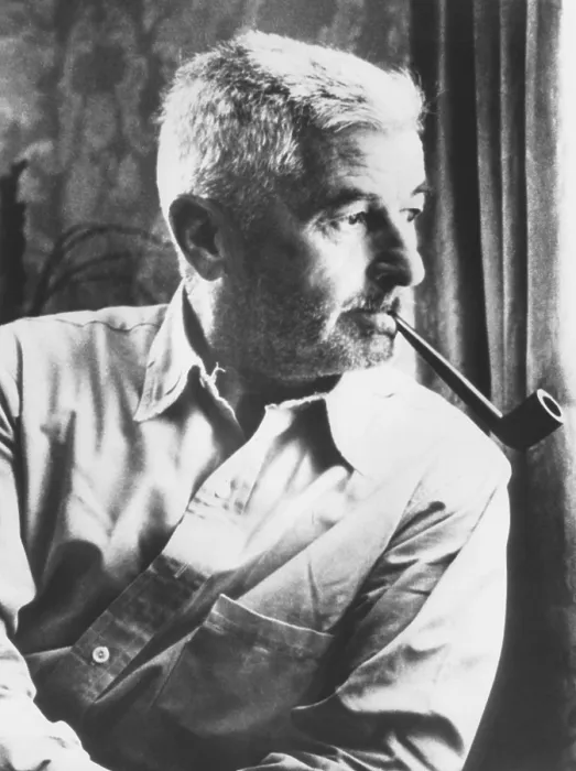 Framed Print : William Faulkner, won the Nobel Prize for Literature in 1949