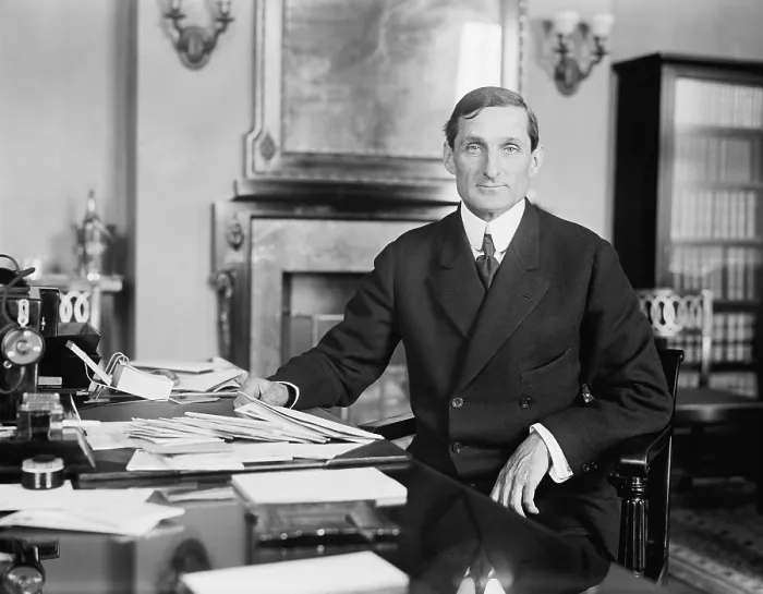 Framed Print : William Gibbs McAdoo, Secretary of the Treasury during the Wilson Administration from 1913-1918. After August 1914 he protected the U.S Framed Print : William Gibbs McAdoo, Secretary of the Treasury during the Wilson Administration from 1913-1918. After August 1914 he protected the U.S