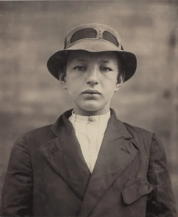 Framed Print : William Gross, newsboy, 15 years old, selling papers 5 years, earns 50 cents a week to go to movies, visit saloons, and smoke