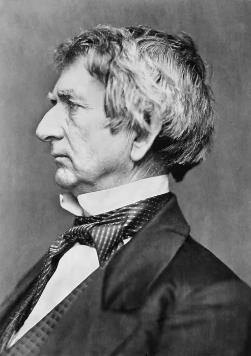 Framed Print : William Henry Seward as Secretary of State for Abraham Lincoln, 1861-65. He was an anti- slavery moderates, favoring gradual ending of slavery throughout the United States