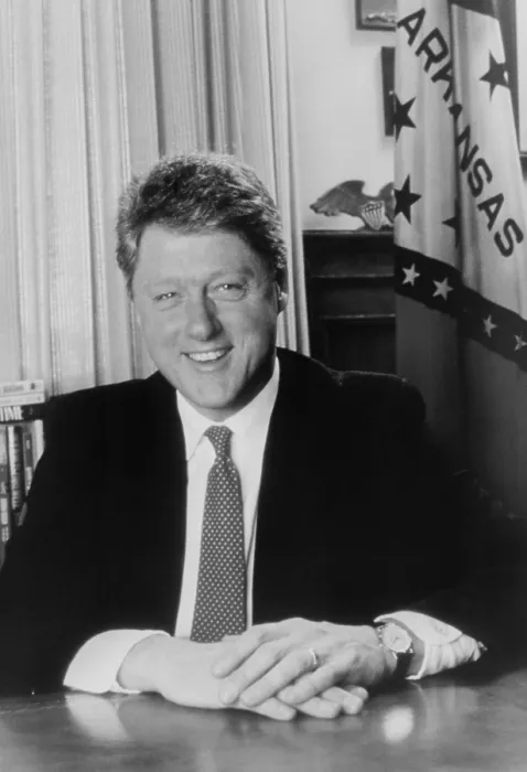 Framed Print : William Jefferson Clinton as Governor of Arkansas in 1992. (BSLOC_2015_2_183)