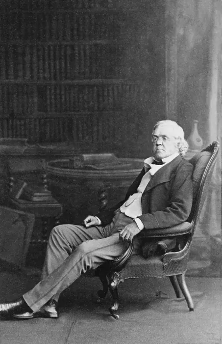 Framed Print : William Makepeace Thackeray (1811-1863) English novelist best known for his classic, 'Vanity Fair' (1847-8)