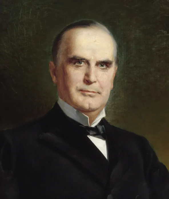 Framed Print : William McKinley, 24th President of the United States, held office from 1897-1901, when his second term ended after his death from an assassins gunshot Framed Print : William McKinley, 24th President of the United States, held office from 1897-1901, when his second term ended after his death from an assassins gunshot