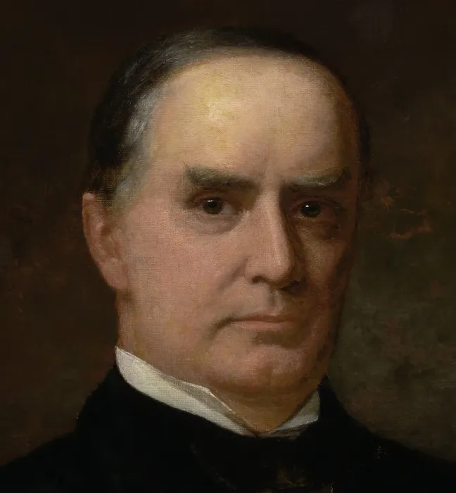 Framed Print : William McKinley, 24th President of the United States, held office from 1897-1901