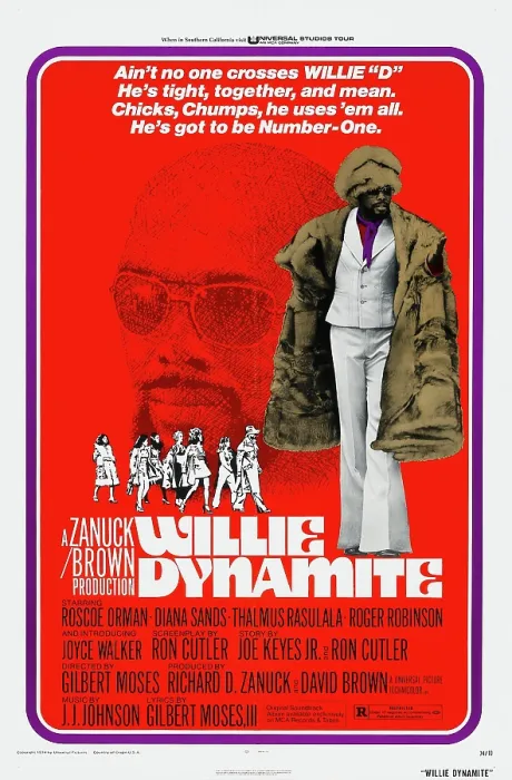 Framed Print : WILLIE DYNAMITE, US poster, Roscoe Orman, 1974