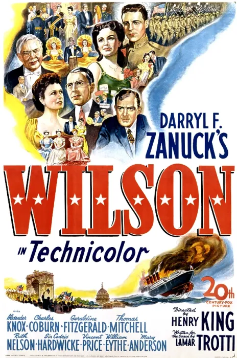 Framed Print : WILSON, Alexander Knox (center), 1944, TM and Copyright 20th Century Fox Film Corp. All rights reserved, Courtesy: Everett Collection