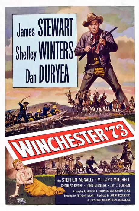 Framed Print : WINCHESTER 73, Shelley Winters, James Stewart, 1950