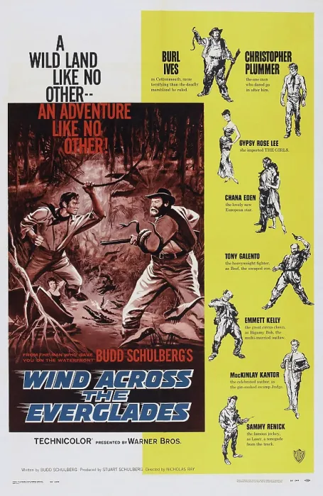 Framed Print : WIND ACROSS THE EVERGLADES, US poster, from top: Burl Ives, Christopher Plummer, Gypsy Rose Lee, Chana Eden, Tony Galento, Emmett Kelly, MacKinley Kantor, Sammy Renick, 1958 Framed Print : WIND ACROSS THE EVERGLADES, US poster, from top: Burl Ives, Christopher Plummer, Gypsy Rose Lee, Chana Eden, Tony Galento, Emmett Kelly, MacKinley Kantor, Sammy Renick, 1958