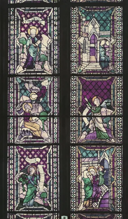 Framed Print : Windows with stories of the life of the Virgin and of the Prophets, by Lorenzo Maitani, 1300 - 1325 about, 14th Century, - Italy, Umbria, Terni, Orvieto, Santa Maria Cathedral Framed Print : Windows with stories of the life of the Virgin and of the Prophets, by Lorenzo Maitani, 1300 - 1325 about, 14th Century, - Italy, Umbria, Terni, Orvieto, Santa Maria Cathedral