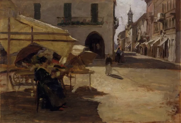 Framed Print : The Wine of the Pastor (Il vino del parroco), by Demetrio Cosola, 1875, 19th Century, oil on canvas - Private collection. Whole artwork view