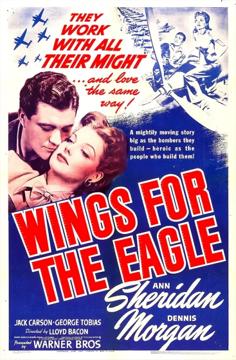 Framed Print : WINGS FOR THE EAGLE, US poster, Dennis Morgan, Ann Sheridan, 1942