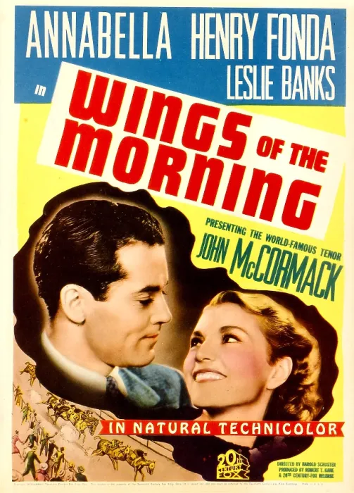 Framed Print : WINGS OF THE MORNING, Henry Fonda, Annabella on midget window card, 1937, TM and Copyright 20th Century Fox Film Corp. All rights reserved. / courtesy Everett Collection Framed Print : WINGS OF THE MORNING, Henry Fonda, Annabella on midget window card, 1937, TM and Copyright 20th Century Fox Film Corp. All rights reserved. / courtesy Everett Collection