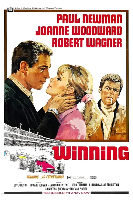 Framed Print : WINNING, from left: Paul Newman, Joanne Woodward, Robert Wagner, 1969 Framed Print : WINNING, from left: Paul Newman, Joanne Woodward, Robert Wagner, 1969