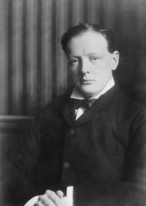 Framed Print : Winston Churchill (1874-1965), as a young man. Ca. 1900